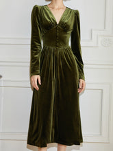 BXOXO party look inspos Fashion New Women Elegant Velvet Midi Party Dresses Vintage A-Line Solid Autumn Casual Robe Female Chic Prom Vestidos Clothings